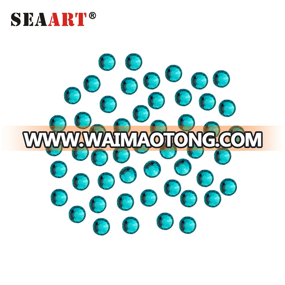 Factory Free Sample 59 Colors 1440pcs 3mm Mini Glass Beads Indicolite  DMC Hotfix Rhinestones For Apparel