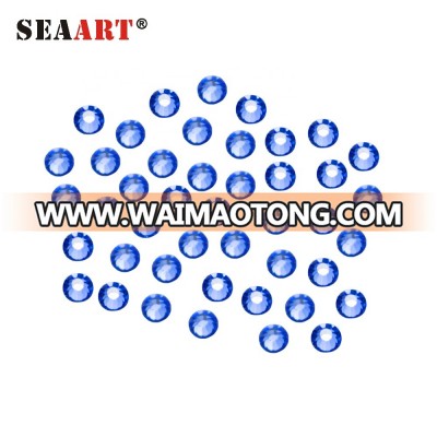 SEAART Excellent Quality Factory Direct Crystal Sapphire Flat Back Rhinestone