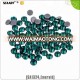 cheap High quality emerald ss30 Korea lead free hot fix rhinestone with strong flatback